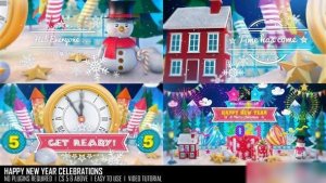 Videohive Happy New Year Celebrations 29703735 Openers template preview