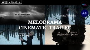 Videohive Melodrama Cinematic Trailer Openers template preview