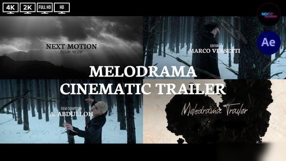 Videohive Melodrama Cinematic Trailer Openers template preview