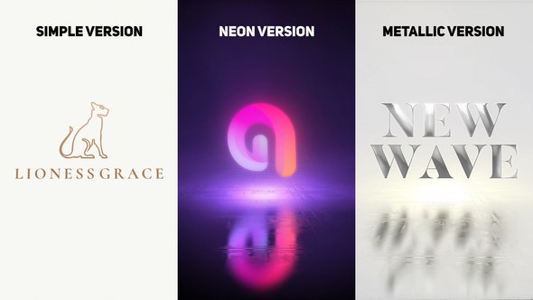 Videohive Minimal Logo v2 (3 versions) Logo Stings template preview