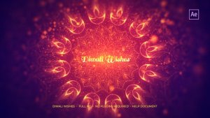 Videohive Diwali Wishes 22799197 Titles template preview
