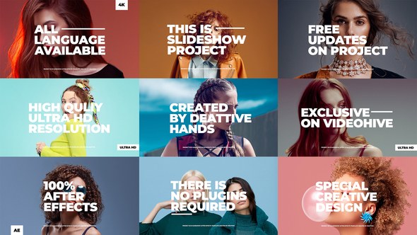 Videohive Slopro - Slideshow Openers template preview
