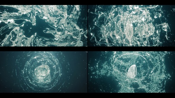 Videohive Water Swirl Aqua Vortex Splash Logo Logo Stings template preview
