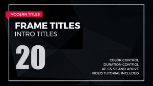Frame Titles 2 Video Displays template preview