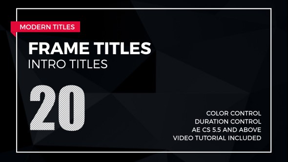 Frame Titles 2 Video Displays template preview