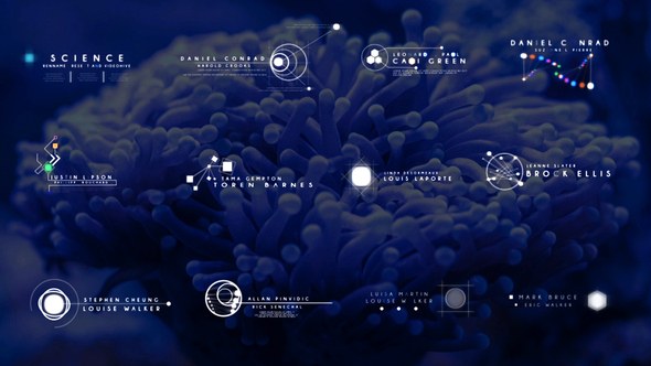 Science Fiction Lower Thirds Video Displays template preview