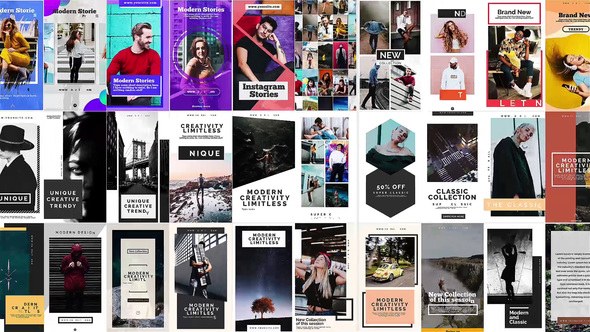 Videohive instagram Stories V.5 Openers template preview
