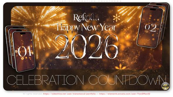 Videohive Luxury Celebration Countdown Openers template preview