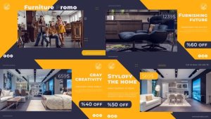 Videohive Furniture Promo Architecture Intro Product Promo template preview
