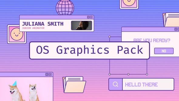 Videohive OS Graphics Pack / Windows MacOS Broadcast-packages template preview