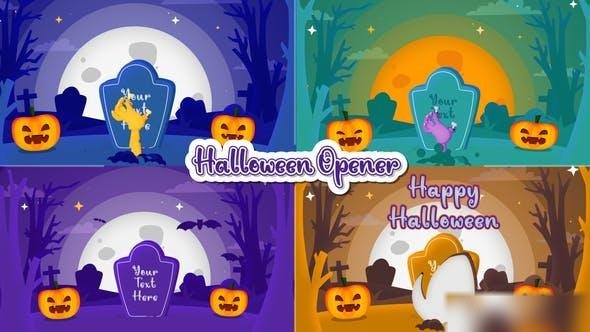 Videohive Halloween Opener 40294136 Openers template preview