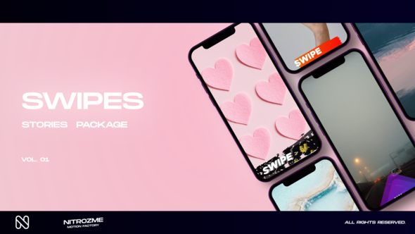 Videohive Swipes Stories Vol. 01 Video Displays template preview