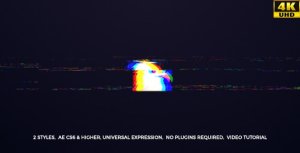 Videohive Minimal Glitch Logo Logo Stings template preview