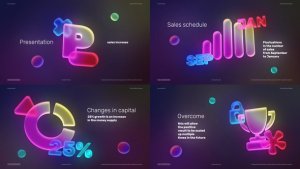 Videohive Glass Presentation - Corporate Presentation Video Displays template preview