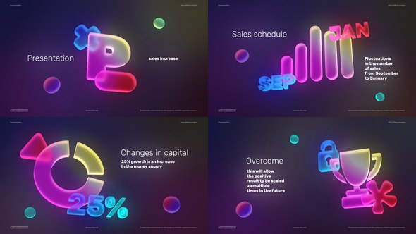 Videohive Glass Presentation - Corporate Presentation Video Displays template preview