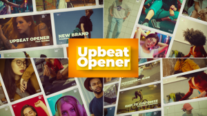 Videohive Upbeat Opener 44286165 Video Displays template preview