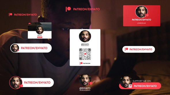 Videohive Patreon Support Broadcast-packages template preview