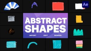 Videohive Colorful Abstract Shapes Animations | After Effects Elements template preview