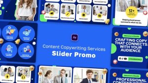 Videohive Content Copywriting Services Slider Promo Product Promo template preview