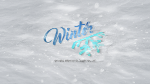 Videohive Snow Logo Reveal 49576398 Logo Stings template preview