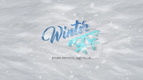 Videohive Snow Logo Reveal 49576398 Logo Stings template preview