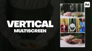 Videohive Vertical Multiscreen Transitions 57222989 Elements template preview
