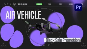 Digital Product Promo Opener Premiere Pro template preview