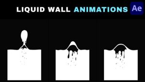 Videohive Liquid Wall Animations for After Effects Elements template preview