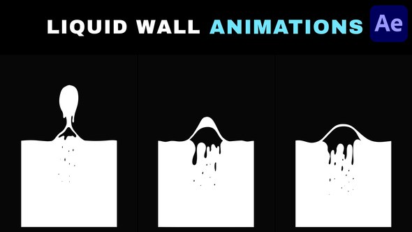 Videohive Liquid Wall Animations for After Effects Elements template preview