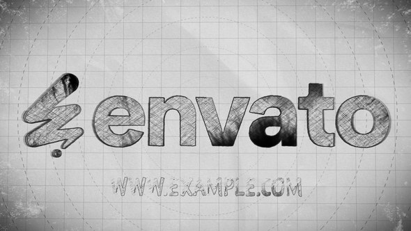 Videohive Pencil Logo Logo Stings template preview