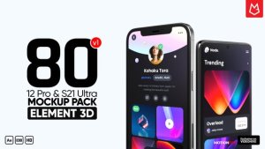 Videohive Phone Mockup Pack - Phone 12 & S21 Ultra | v1 Product Promo template preview