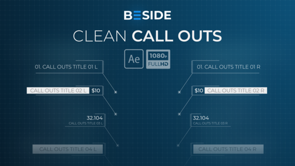 Videohive Call Outs 23171396 Elements template preview