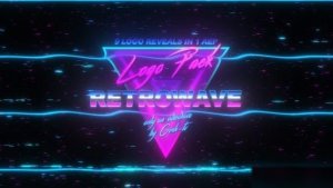 Videohive Retrowave Logo Logo Stings template preview