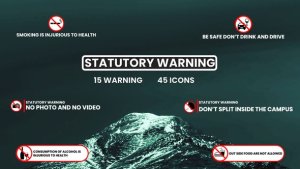 Videohive Statutory Warning and Health advisory Animation Elements template preview