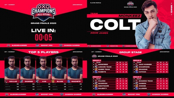 Videohive ESports Broadcast Package Broadcast-packages template preview