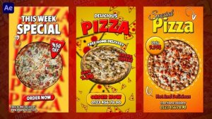 Videohive Pizza Instagram Reels Product Promo template preview