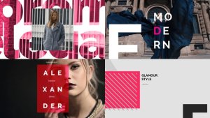 Videohive Dynamic Fashion Video Displays template preview