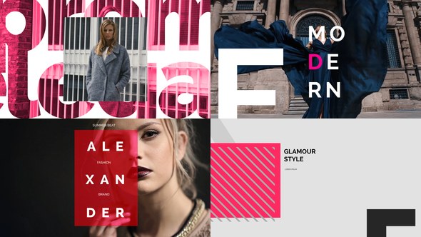 Videohive Dynamic Fashion Video Displays template preview