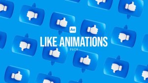 Videohive Like Animations Pack Elements template preview