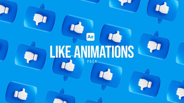 Videohive Like Animations Pack Elements template preview