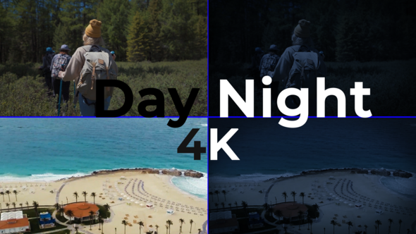 Videohive Day to Night Effect VFX Elements template preview
