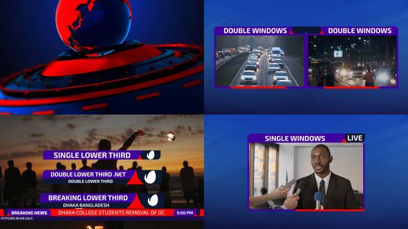 Videohive Broadcast News Package 40367077 Broadcast-packages template preview