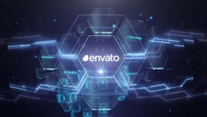 Videohive Digital Robotic Hand Presentation Logo Reveal Logo Stings template preview