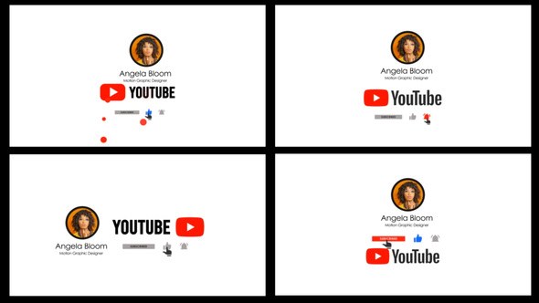 Videohive Youtube Logo Pack Logo Stings template preview