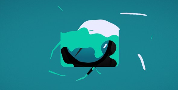 Liquid Logo Revealer Video Displays template preview