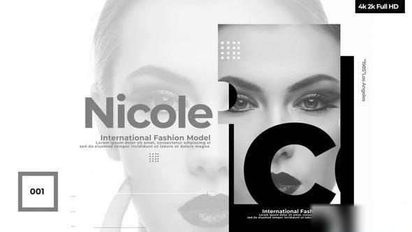 Videohive Fashion Models Portfolio Openers template preview