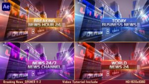 Videohive Breaking news OPENER-V2 Broadcast-packages template preview
