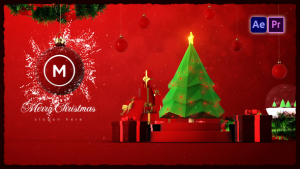 Videohive Christmas Tree Logo Reveal 49723557 Logo Stings template preview