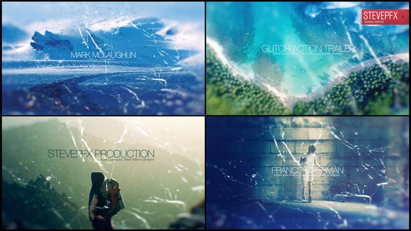 Videohive Glitch Action Trailer Openers template preview