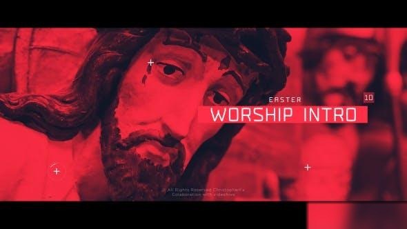 Videohive Easter Worship Intro Easter template preview